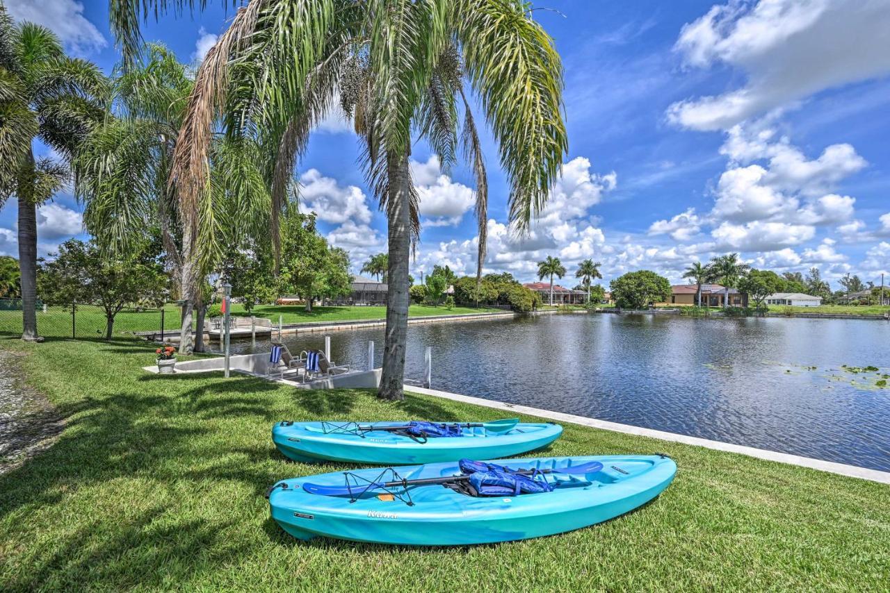 Pet-Friendly Escape With Dock And Kayaks In Cape Coral 빌라 외부 사진